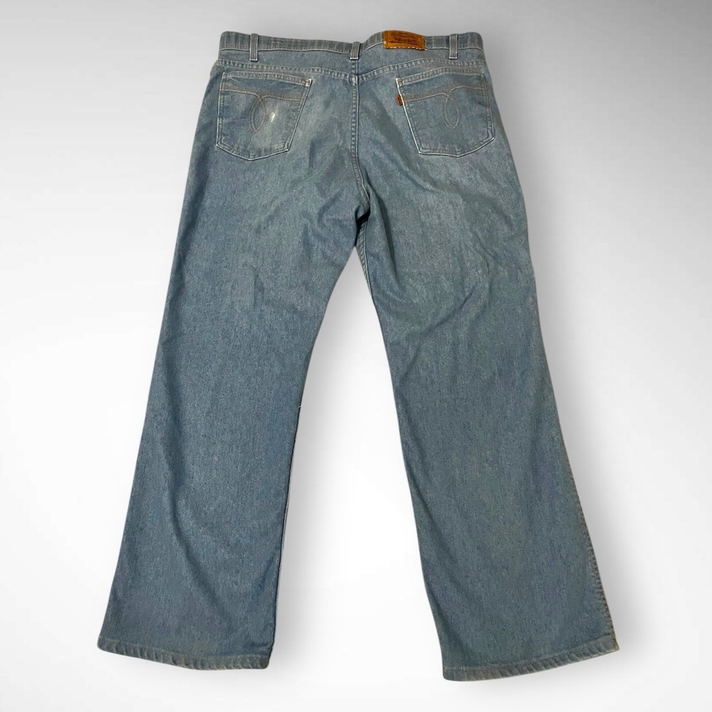 LEVI'S Men's Vintage Orange Label Light Wash Bootcut Relaxed Fit Size 42x30‎ - Picture 2 of 8